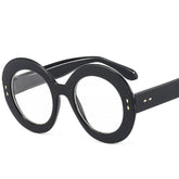 Annabelle Brand Large Round Eyeglasses Frame Round Frames Southood Black